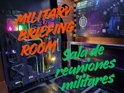 Construyendo la Pared Izquierda del Diorama | Military Briefing Room 1:18 – Parte 2