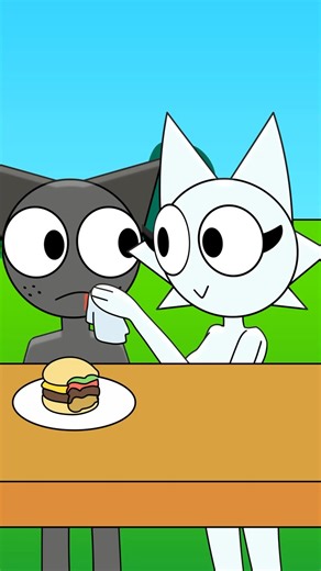 #sprunki #labubu #animation #hamburger | AnimeToons