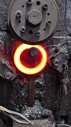 Inside the forging factory Ring Forging Process Full Of Power #industrial #forging #globalforgehub