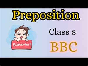 Preposition||Class8||BBC||Worksheet-5||English Grammar
