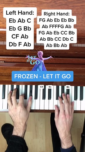 Frozen - Let it Go Piano Tutorial