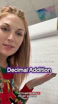 Adding decimals #maths #mathsteacher #mathproblem #mathematics #decimals