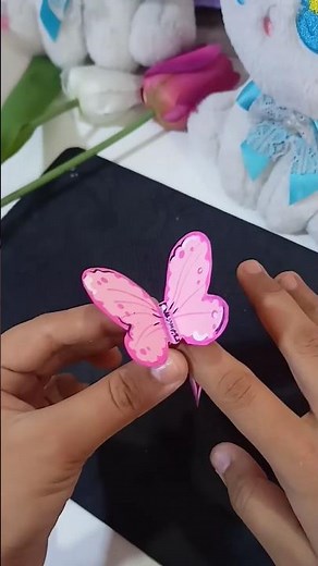 Diy// magic butterfly ring✨🦋#diy #artandcraft