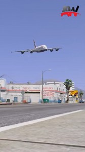 Airbus a380 Incredible Emergency Landing On Water After Engine Explode GTA 5 shorts | Airplane World