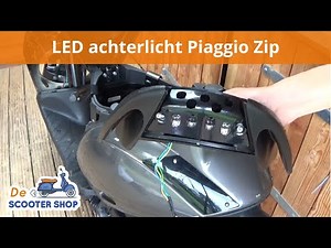 Installing the Piaggio Zip LED rear light | Installation video - The Scooter Shop