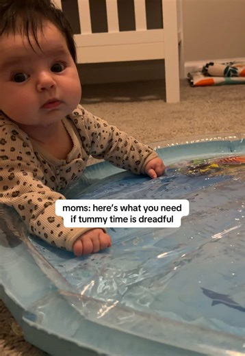 Tummy time struggle? 🥲 This water play mat keeps my baby engaged WAY longer. Perfect for sensory play, neck strength, and motor skill development. #tummytime #tummytimehack #babysensoryplay #babydevelopment #newmomfinds