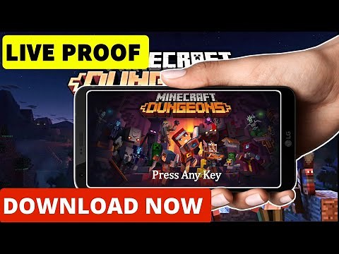 How to Download Minecraft Dungeons in Android | Minecraft Dungens For Mobile