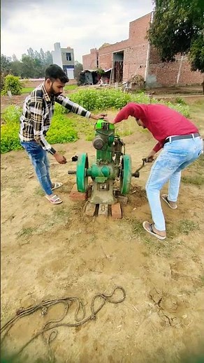 Lister engine starting very easy 😨