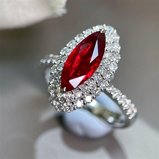 Beautifull Vintage Ruby Sapphire Antique Ring 925 Sterling Silver Engagement Ring Valentine's Gift - Etsy