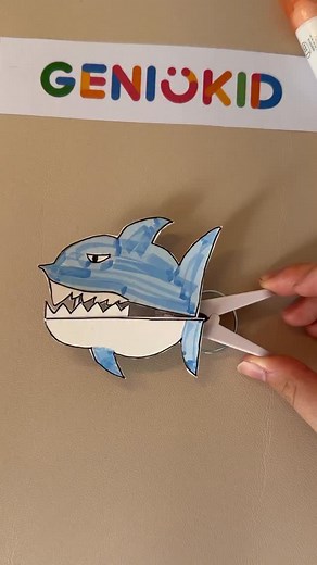20K views · 1.3K reactions | Make this funny clothespin shark with...
