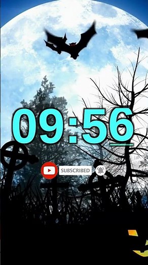 10 minute timer : halloween bats | spooky tones at the end #shorts
