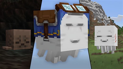 Minecraft fans have mixed opinions about happy ghasts being a craftable mob