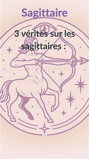 3 vérités sur les Sagittaires ♐