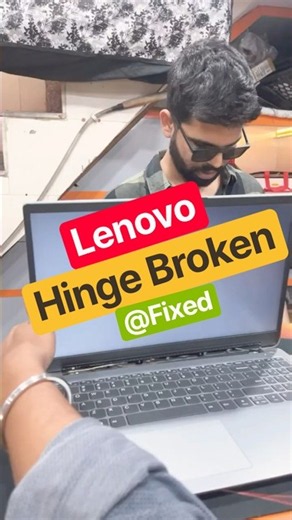 Why Did This Lenovo Slim 5 Hinge Break? How We Fixed It in Front of the Customer! #Shorts