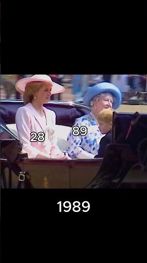 Queen Mother at Princess Diana’s Funeral