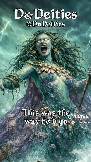 🌊 Who is Umberlee, The Bitch Queen in Dungeons & Dragons? Umberlee is the cruel and tempestuous goddess of the sea, storms, and drowning depths in the Forgotten Realms. Known infamously as The Bitch Queen, she embodies the ocean’s merciless nature — beautiful, vast, and utterly unforgiving. She is not worshiped out of love. She is appeased out of fear. Sailors whisper her name before casting off. Coastal cities build shrines not in reverence, but in desperation. For Umberlee is the sea’s fury g