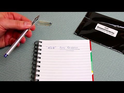 KGB Disappearing Ink Pen - Detailed Review + Demo examples and Ideas how to use