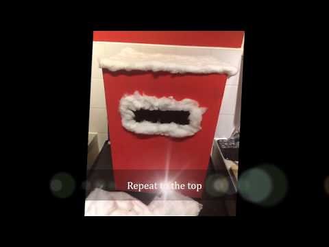 How To Make A Christmas Post Box.