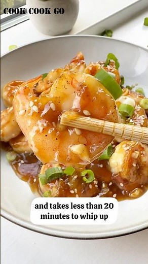 20-min Honey Garlic Shrimp 🍤