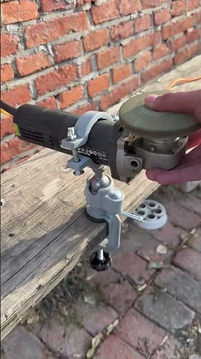 Simple and easy to use angle grinder mounting bracket