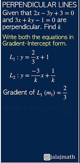 Perpendicular lines. #shorts