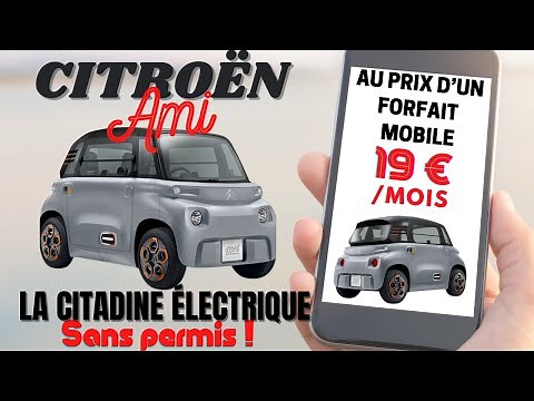 Essai Citroën AMI : la voiture électrique sans permis au prix d’un forfait mobile (le futur?)