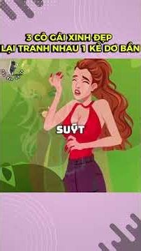 3 CÔ GÁI XINH ĐẸP LẠI TRANH NHAU 1 KẺ DƠ BẨN #hoathinh #cartoon