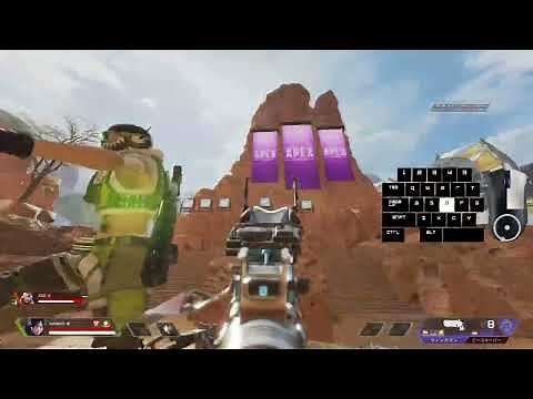 キャラコン猛者のキー入力 [キー配置は概要欄] [Apex Legends]
