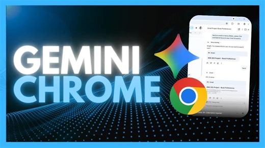 【王炸更新】Gemini在Chrome实装！谷歌智能AI能自动化任何浏览任务，太强了！
