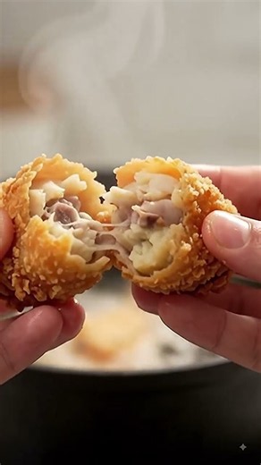 Crispy Stuffed / Breaded Chicken Drumsticks.​