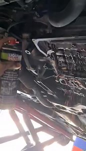 Fast clean the oil sludge wtih liqui Moly part cleaner ! #LiquiMoly #G1Racing | G1 Racing