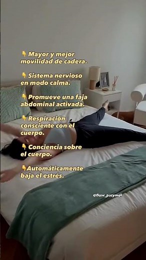 Un sencillo pero MUY sencillo ejercicio que puedes hacer en cama 🛌 y que te ayudará mucho a mejorar