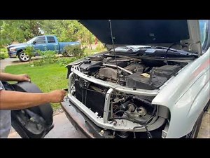 How to Replace fan clutch ...chevy Trailblazer - GMC Envoy...Como sacar el fan clutch facil