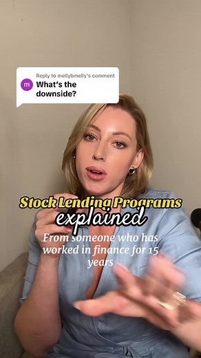Replying to @mellybmelly What is stock lending? Stock lending explained. Stock lending is an income program where you allow your brokerage firm to lend out your shares to short sellers. You can find stock lending programs at almost all of the major brokerages firms like Robinhood, Webull, Fidelity, Charles Schwab. Just to name a few. Stock lending negatives and downside risks There are some risks with lending out shares. You are relinquishing your voting rights, which means you can no longer vot