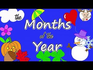 12 Months of The Year Song For Kindergarten | 12 Months Of The Year Name | Month Song For Kids