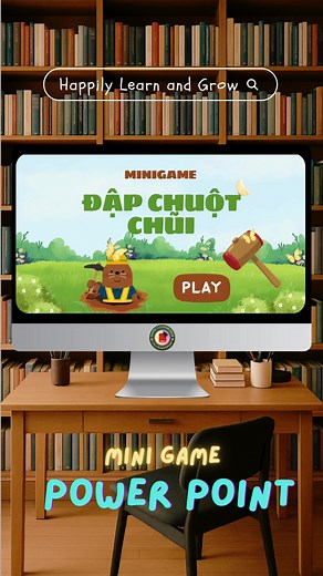 WHACK A MOLE phiên bản powrtpoint cực chiến cho các tiết học cuối năm thầy cô ơi #learnontiktok #canva #powerpoint #creatorsearchinsight #slide