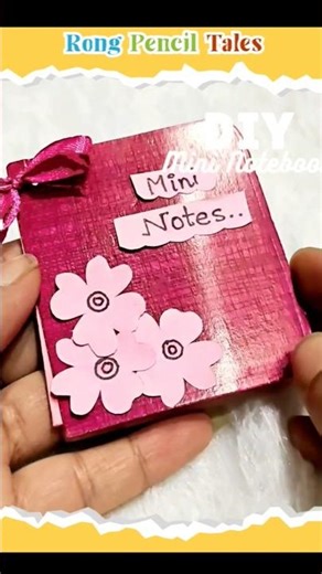 Cute Notebook Idea | Diy Mini notebook #shorts #youtubeshorts #craft #diy