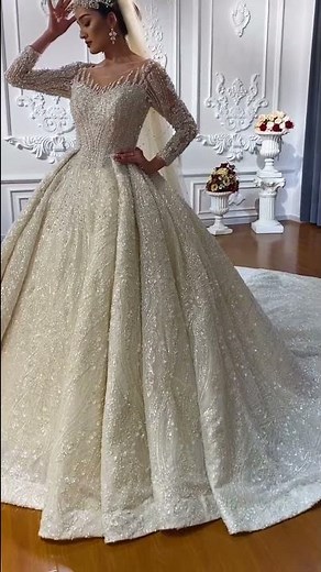 NS4132 Amanda Novias 2022 Luxury heavy beading wedding dress lace say yes to the dress