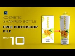 How to Create a shampoo Label Design in Photoshop product design, label design shampoo bottle label