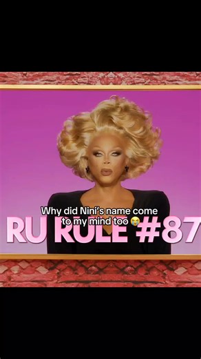 The first name that came to my mind was Nini Coco 😭 #dragrace #rupaulsdragrace