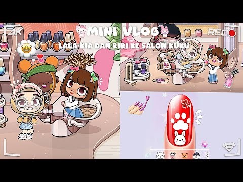 (AVATAR WORLD) MINI VLOG OF LALA KIA AND RIRI TO THE NAIL SALON
