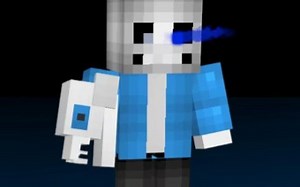 当Sans与其他boss打架(minecraft)