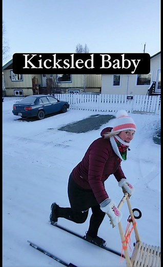 Let me know if you’d like to see the results! Would you go for a kicksled ride in here? #kicksled #adventure #outdoors #winter | Pavlina Sudrich