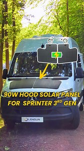 4.5K views · 95 reactions |  Installed a 90W Lensun Hood Solar Panel...