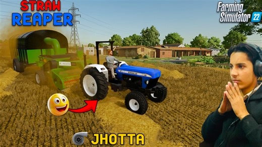 EAGLE TRACTOR SEE KIYA KAM !! FS22 #gaming #viralvideo
