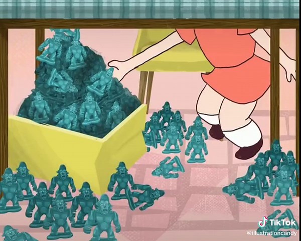 🥣 🦍 😃 by Inbal Ochyn #breakfast #illustrationcandy #animation #animação