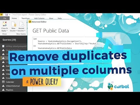 Remove duplicates on multiple columns -#5 (M)agic (M)ondays