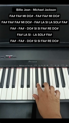 🎹 Aprenda o refrão de Billie Jean no teclado de um jeito fácil! 🔥 #iniciante #billiejean