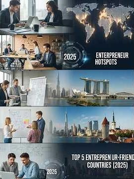 Top 5 Most Entrepreneur-Friendly Countries (2025)