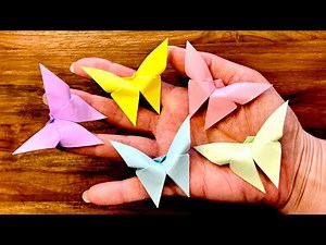 How to Make an Origami Butterfly with Sticky Notes | Easy Step by Step Tutorial
